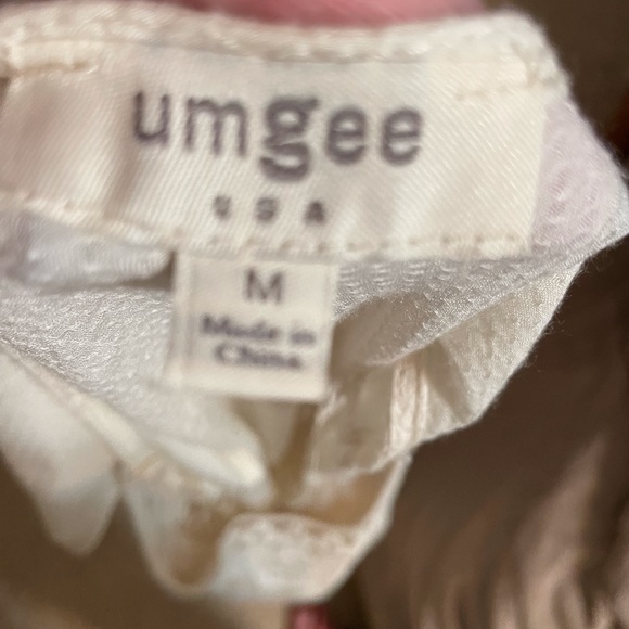 Cream long boho tank Size M - Picture 3 of 3